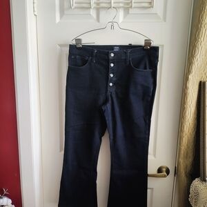 J. Crew Black Flare Wide Leg Jeans